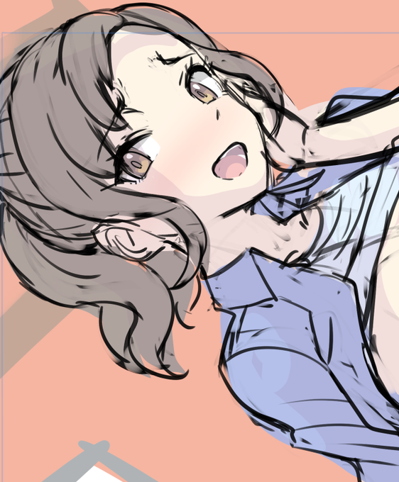 次の絵。以前着手したラフは一旦保留に。 