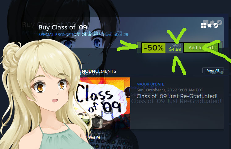 Class of '09 on Steam