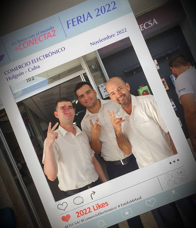 🔴🔴 Ya estamos en Feria¡¡¡¡.... sobre COMERCIO ELECTRONICO 📲 🇨🇺
#Holguin, #ComercioElectronico, #EsteEsMiAzul