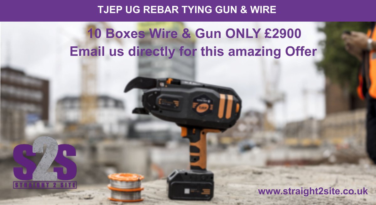 straight2site's tweet photo. #Tjepwire #Tjep #RebarGun #FormworkAccessories #Wednesday #Reinforcement #Build #Building #Construction #SelfBuild #NeverStopBuilding #Offer #November #Winter #Precast #Accessories #Discount #onlineshop #Website #Wire #humpday #Tyingwire 
https://t.co/bbKxfMS97n https://t.co/LNSbt3elR8