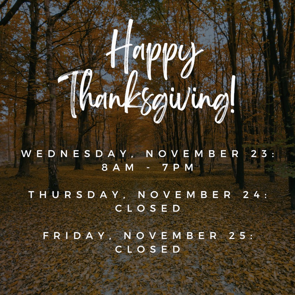 OUGrizzCard's tweet photo. 🦃 Happy Thanksgiving! 🦃

In observance of Thanksgiving Day, The ID Card Office will be closed at 7pm on Wednesday, November 23. 

We will resume normal business hours on Monday, November 28 at 8am. 

Have an enjoyable and restful Thanksgiving break! 🦃 https://t.co/7O7j5DtEkp