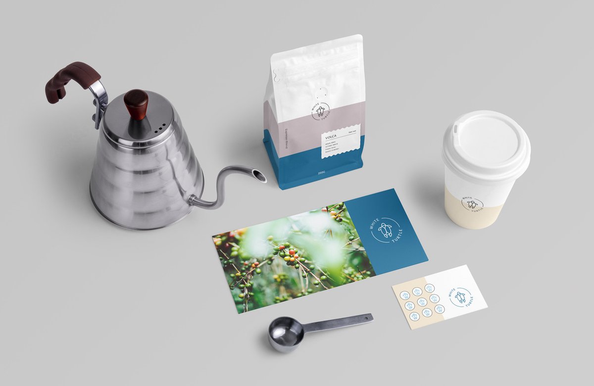 Logo design and brand identity for a coffee house and shop in Athens, #Greece.
#branding #whiteturtle #coffeedesign #burnandtailor #specialtycoffee