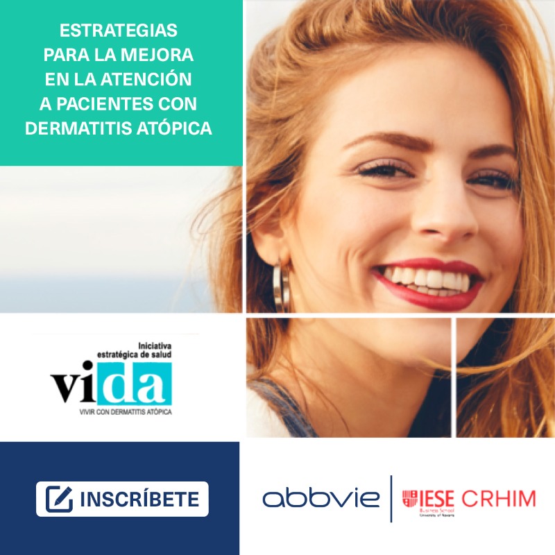 AbbVie_ES's tweet photo. Asiste a la Jornada de difusión del #ProyectoVIDA y descubre las Estrategias para la Mejora en la Atención a Pacientes con Dermatitis Atópica.

🗓1 de diciembre
📍Madrid
👇Inscripción gratuita

@somosAADA @sefh_ @aedv_es @SEDISA_NET @SEMERGENap @gteii_sefh @iesebschool