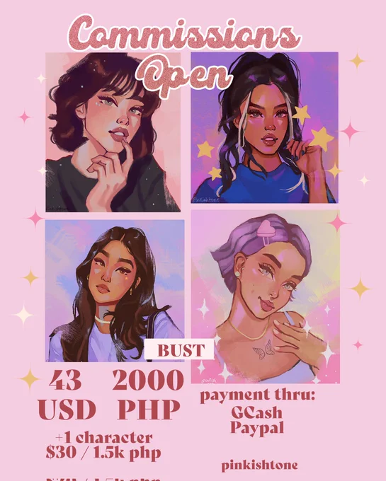 hi! i didn't have time to make a christmas themed comm sheet so i'm reusing this for now

but i'm opening slots for those who want to gift a commissioned drawing for christmas 💝 just dm me to reserve a slot <33

#commissionsopen #artistontwitter #artph #artcommissions 
