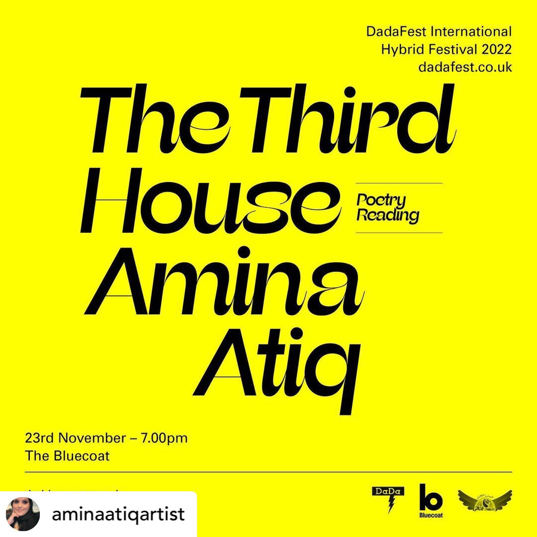We’re delighted to have been invited to share our beans 🫘 (@equalexchangeuk- #coffee) 
with the audience of The Third House by incredible local #poet @aminaatiqartist -
Happening this evening @the_bluecoat #liverpool 
🙏🏼🙏🏽🫘☕️