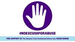 Is your family fearful of your behaviour? If you are struggling to manage your emotions or behaviour, support is available. Call Hampton Trusts confidential advice line on 02380 009898 if you need help for yourself or a friend @hamptontrust #noexcuseforabuse #recogniseitseekhelp