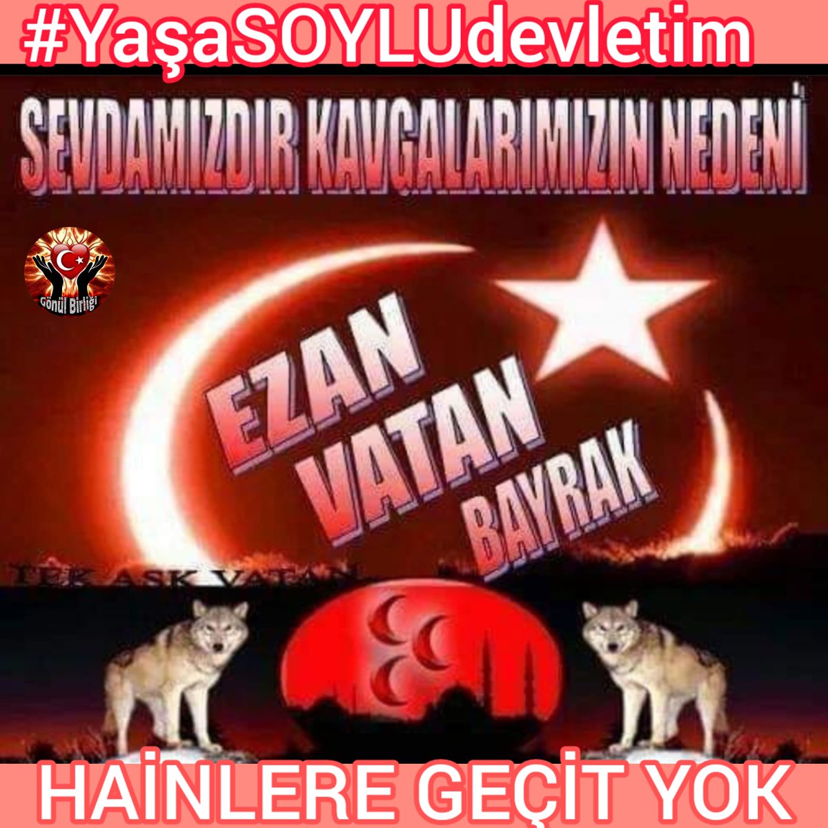 DEVLET, yarına bırakır belki ama, YANINIZA BIRAKMAZ!
👇
HAİNLERE GEÇİT YOK
#YaşaSOYLUdevletim 
👆
Sende bu tweeti alıntıla,
DEVLET EBED MÜDDET
diyen YİĞİTLERİ etiketle.
🇹🇷
@Slymndym
<a href="/Canersakinol/">Ahmet</a>
<a href="/Alperen72049939/">Daglar kızı REYHAN🇹🇷</a>
@alas_yilmaz1212
<a href="/Adnaninanc1564/">Adnan İnanç</a>
<a href="/Arif81216285/">Arif</a>
<a href="/_NurayOzdemir/">Nuray Özdemir</a>