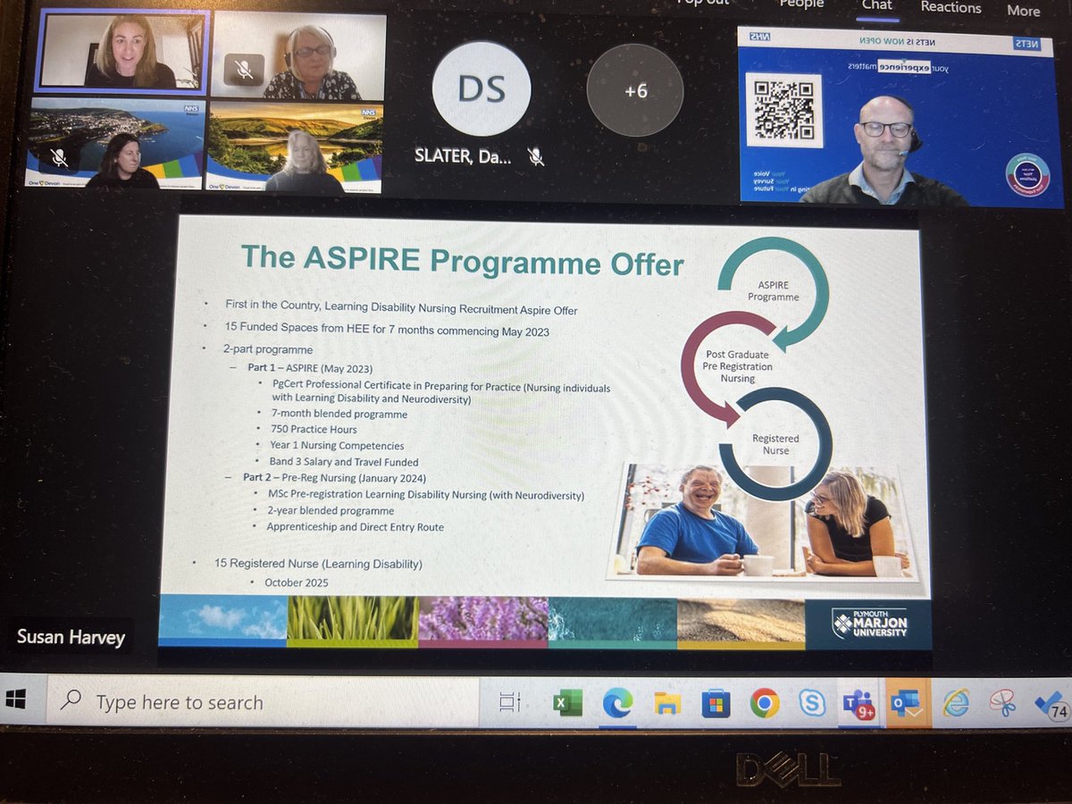 💡Fantastic to see ⁦@marjonuni⁩ presenting the new ASPIRE post grad #LearningDisabilityNursing programme in the SW really excited to see how this helps build the #nursing workforce in the #SW ⁦@JamesIanMcLean⁩ @EdCoxNHS⁩ ⁦@DebiReilly3⁩ ⁦@DrRachelTims⁩