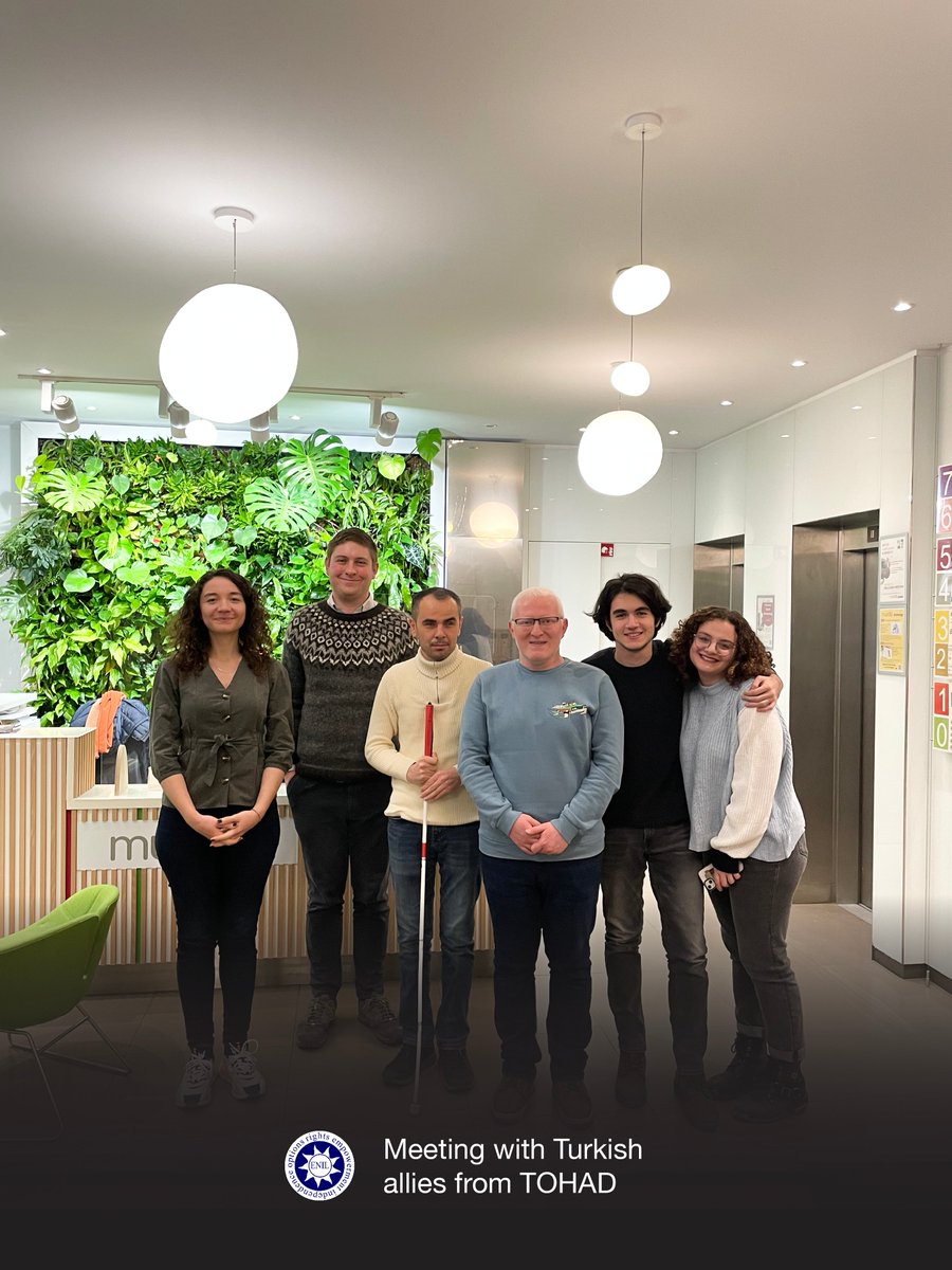 Today, we had a visit from <a href="/tohad_bilgi/">Tasfiye Halinde TOHAD</a>, a DPO from #Turkey 🇹🇷 with whom we had great discussions around #IndependentLiving, #deinstitutionalisation, etc.

Tomorrow, together with us, they will be part of the European Day of Persons with Disabilities (EDPD).