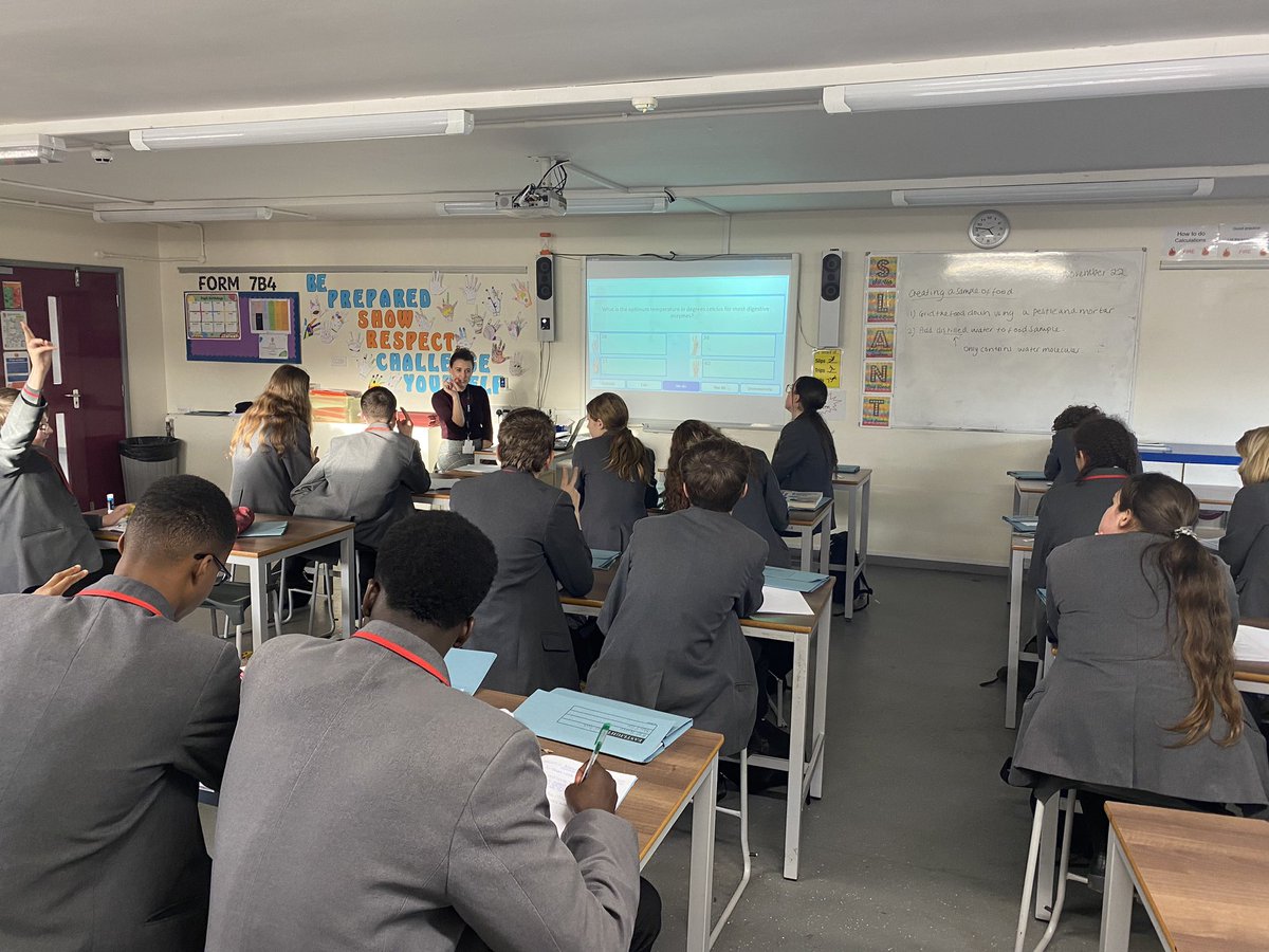 Fantastic to see year 10 really engaging in their science lessons today with an exciting range of resources being used!