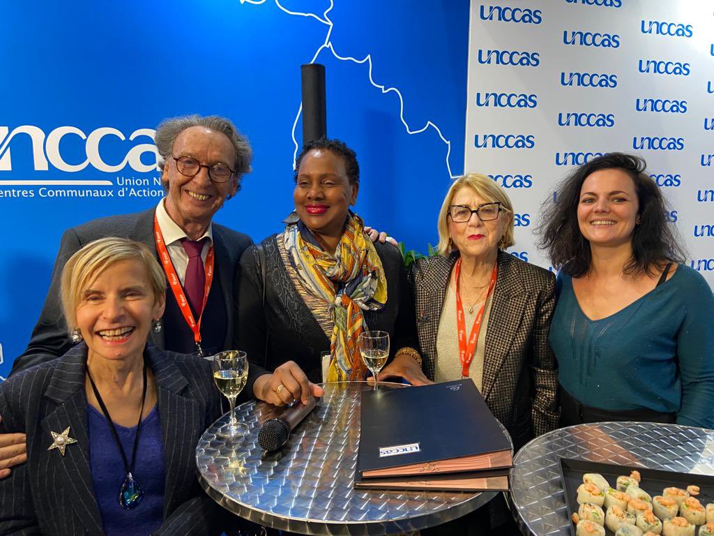 LaureBerthon's tweet image. @_MathildeRoy Présidente de l’#udccas 80, @NicoleAubourdy vice-présidente de l’#udccas 42 et @BourquinMartial vice président de l’@unccas