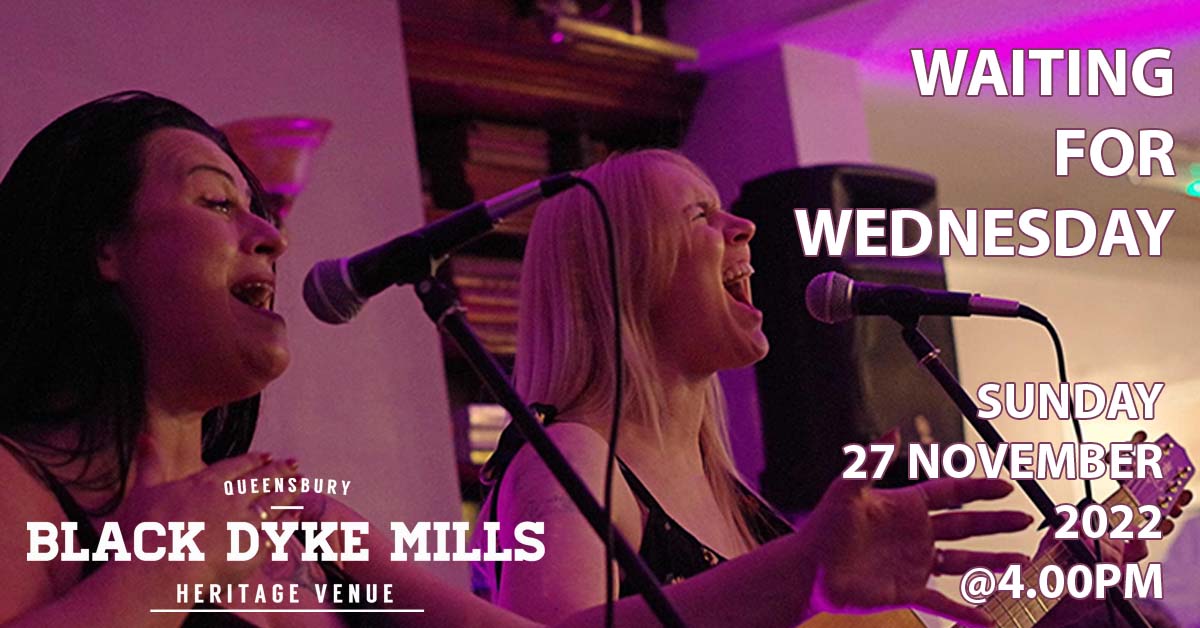 This Sunday 27 Nov at 4.00pm we welcome the stunning vocals of @W8ForWednesday. Hot food, a bar and great music! skiddle.com/e/36158978