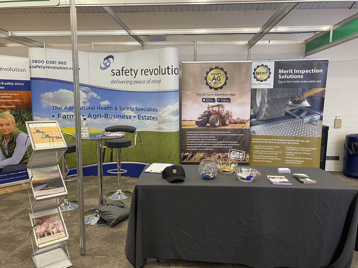 Come and say hello on our stand at the @CropTecShow #farmsafety #healthandsafety #farm