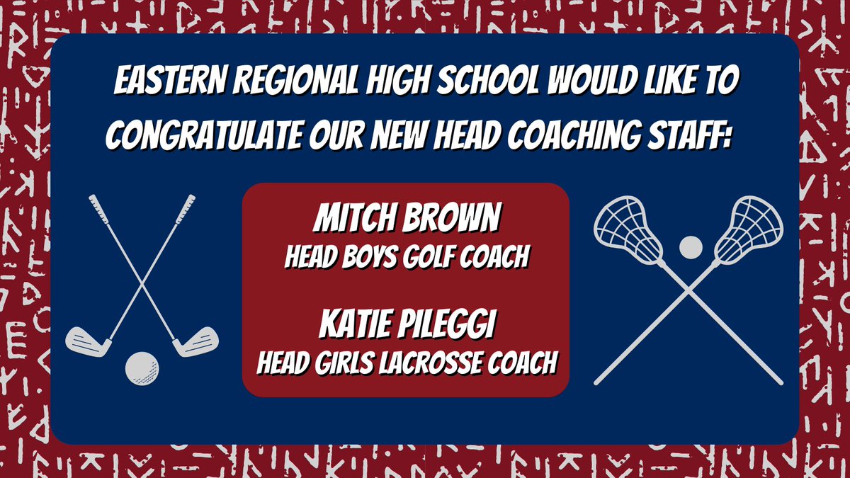 Congratulations to our new head coaches! #easternpride