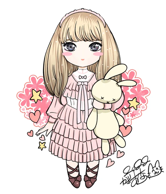 モデルさん絵できた。 