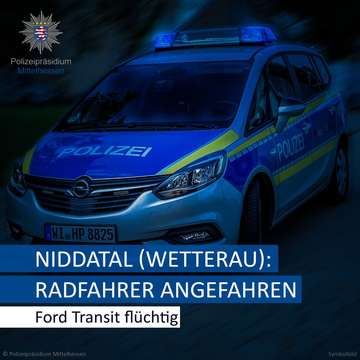 Polizei_MH's tweet photo. Unfallflucht bei #Niddatal:
Autofahrer fährt Radfahrer an + flieht.
📆Di., 22.11.2022; gg. 17:45 Uhr
📍 B45, zw. Ilbenstadt & Kaichen
Wir suchen Zeugen und einen (evtl. silberfarbenen) Ford Transit ❗️
Mehr Infos hierzu:
🔗 https://t.co/SwD6YEI5MK
#Polizei #Mittelhessen https://t.co/3GaW7XaSIb
