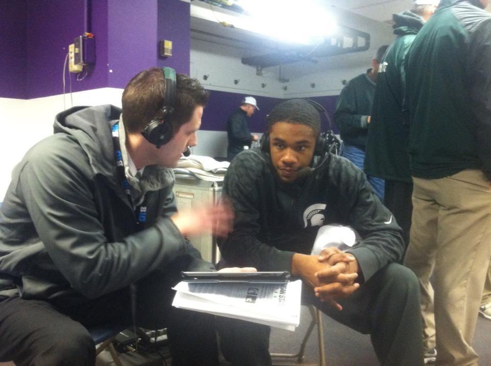 Adam Ruff (@adamruffphoto) on Twitter photo 9 years ago today, <a href="/MSU_Football/">Michigan State Football</a> defeated Northwestern 30-6 and locked down the Legends Division title to earn their spot in the Big Ten title game.
When I look at the guys I interviewed in the locker room afterwards, I realize just how much talent/leadership that squad had. 9 years ago today, <a href="/MSU_Football/">Michigan State Football</a> defeated Northwestern 30-6 and locked down the Legends Division title to earn their spot in the Big Ten title game.
When I look at the guys I interviewed in the locker room afterwards, I realize just how much talent/leadership that squad had.