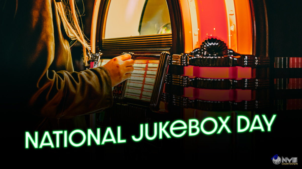 NYECountdowns's tweet photo. It's National Jukebox Day! Today we shine some light on the stellar device that brought music into our lives in a special way. Here's to you jukeboxes everywhere! 🥂#dj #djlife #music #dance #djdrop #jukebox #originaliPod https://t.co/dW5dDVTgxQ