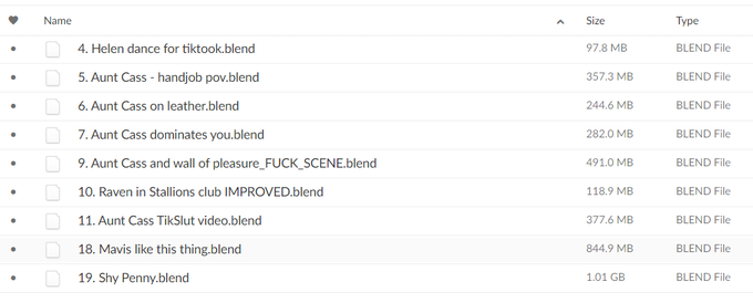 2 pic. The Blender Buddy tier is live!
Now you can watch and inspect my .blend files. Currently, only