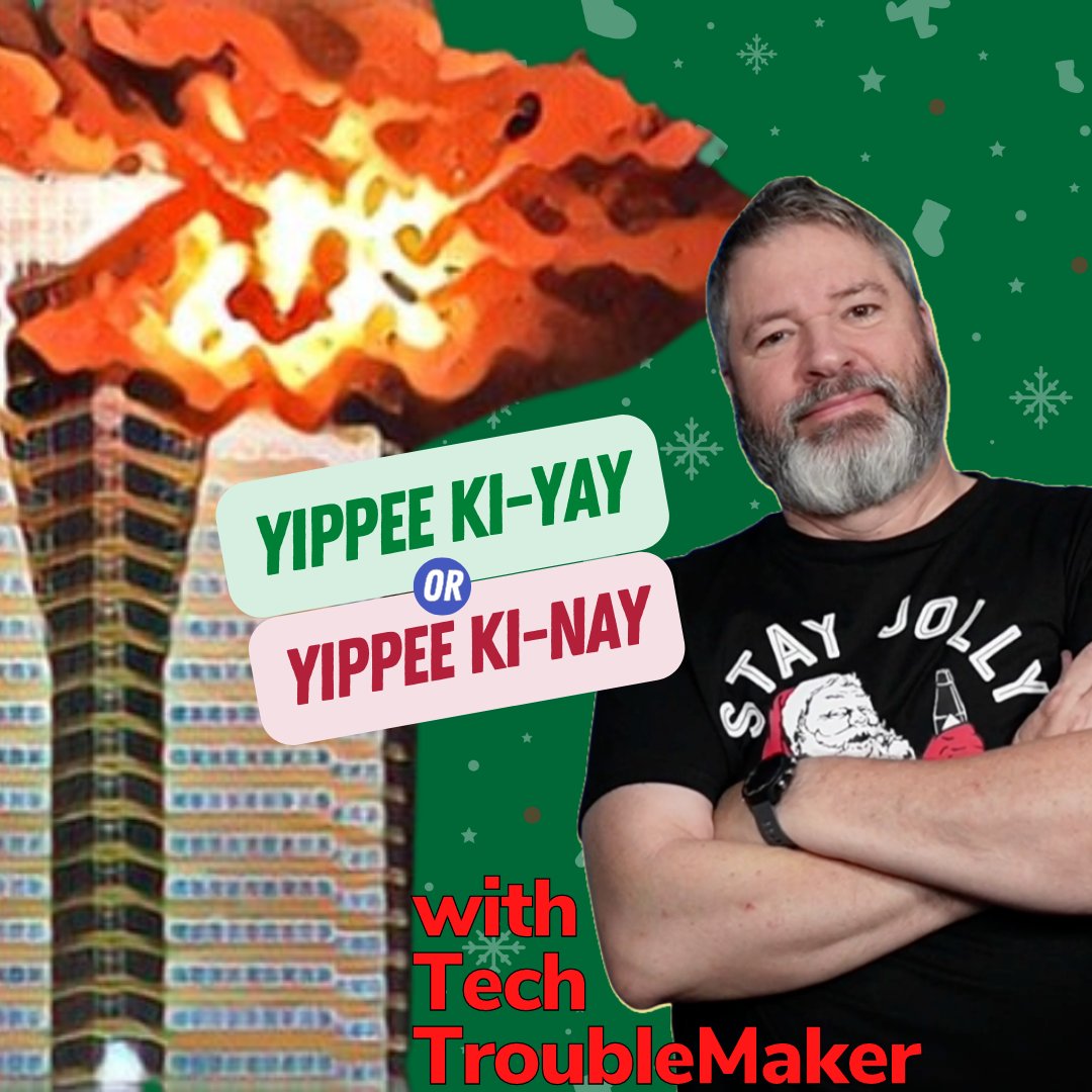 It's the age-old question: is Die Hard a Christmas movie? @techtroublemkr joins Todd to break down the argument. We'll also compare and contrast Die Hard with other widely accepted Christmas movies. Tonight 11/23, at 9pm EST / 6pm PST youtu.be/uTwaSN7bqCo