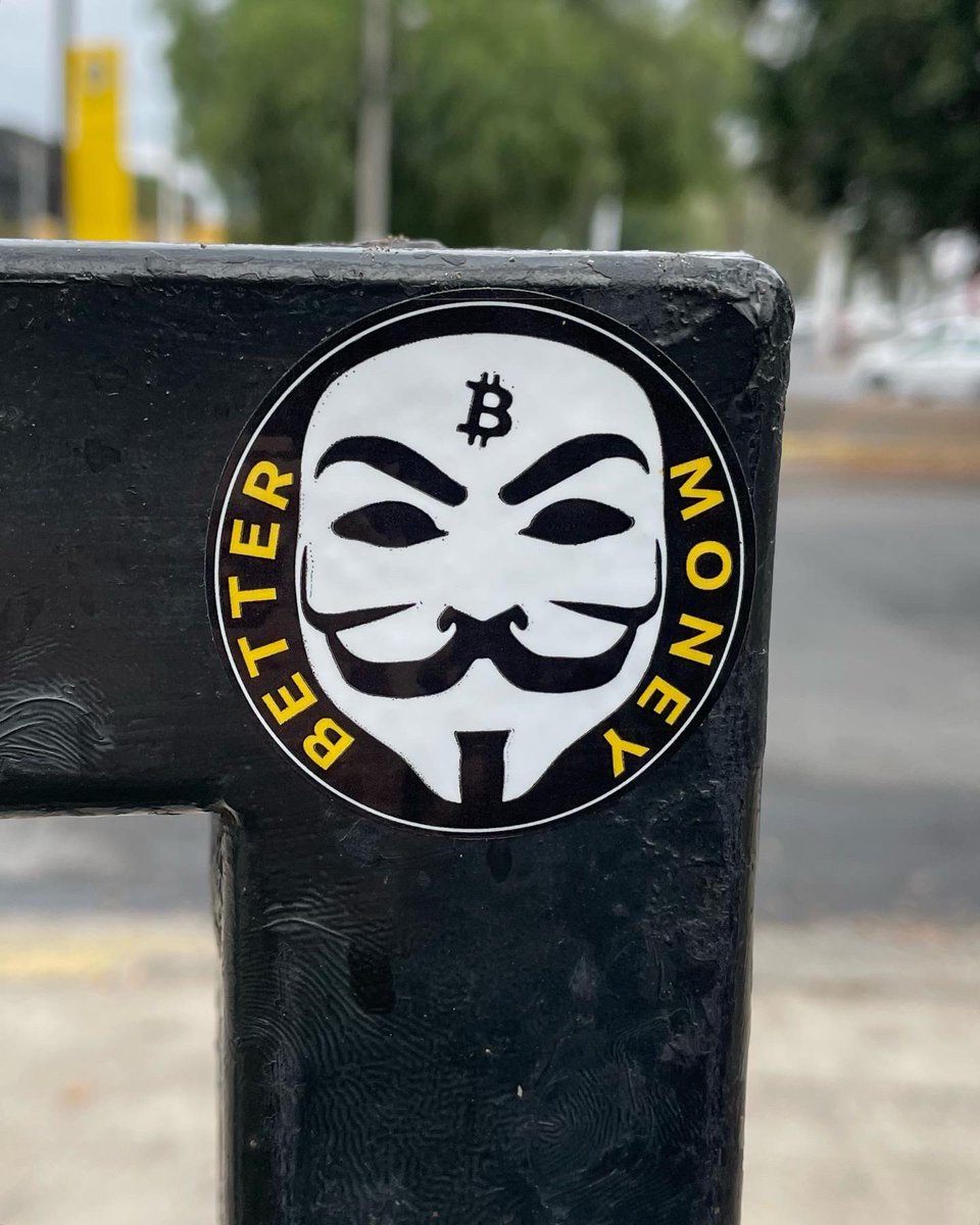 InBitcoinTrust's tweet photo. GM, IN BITCOIN WE TRUST ₿
#InBitcoinWeTrust #BetterMoney #Bitcoin #SatoshiMask #BitcoinSticker https://t.co/RHXF4LCzVW