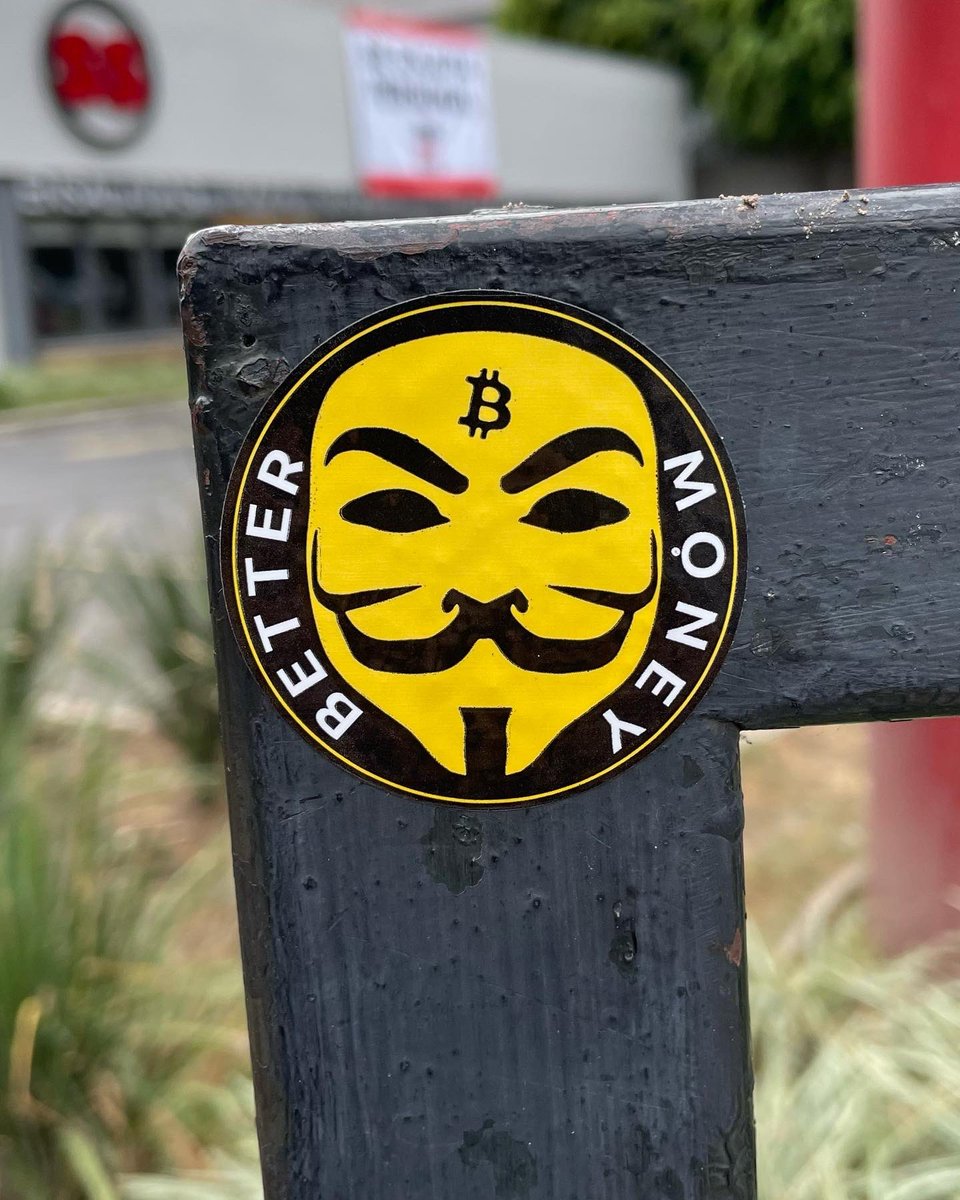InBitcoinTrust's tweet photo. GM, IN BITCOIN WE TRUST ₿
#InBitcoinWeTrust #BetterMoney #Bitcoin #SatoshiMask #BitcoinSticker https://t.co/RHXF4LCzVW