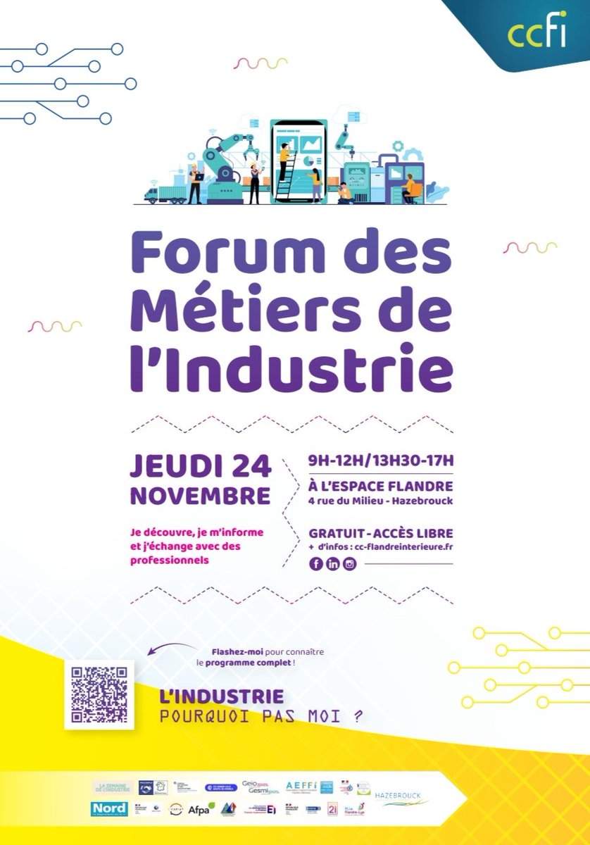 Marmuse Olivier (@marmuseolivier) on Twitter photo #semainedelindustrie en #Flandre
Un forum pour découvrir
➡️ les metiers
➡️Les formations
➡️Les entreprises
Plus de 30 animations.
Retrouvez nous demain sur le stand Pôle emploi
#TousMobilisés #RéussirSansAttendre
<a href="/prefet59/">Préfecture de la région Hauts-de-France et du Nord</a> <a href="/departement59/">Département du Nord</a> <a href="/BellevalV/">Belleval Valentin</a> #semainedelindustrie en #Flandre
Un forum pour découvrir
➡️ les metiers
➡️Les formations
➡️Les entreprises
Plus de 30 animations.
Retrouvez nous demain sur le stand Pôle emploi
#TousMobilisés #RéussirSansAttendre
<a href="/prefet59/">Préfecture de la région Hauts-de-France et du Nord</a> <a href="/departement59/">Département du Nord</a> <a href="/BellevalV/">Belleval Valentin</a>