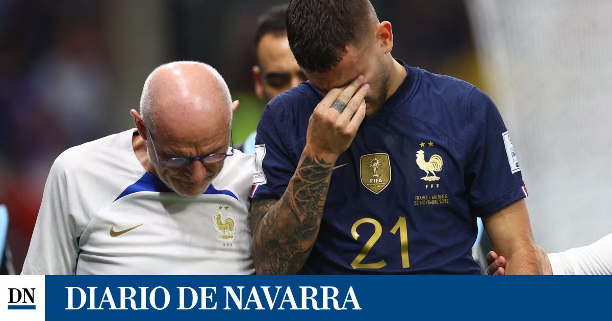 DiariodeNavarra's tweet photo. El francés Lucas Hernández se pierde el resto del Mundial https://t.co/F7Z5CaFweB https://t.co/cvYE7xePNj