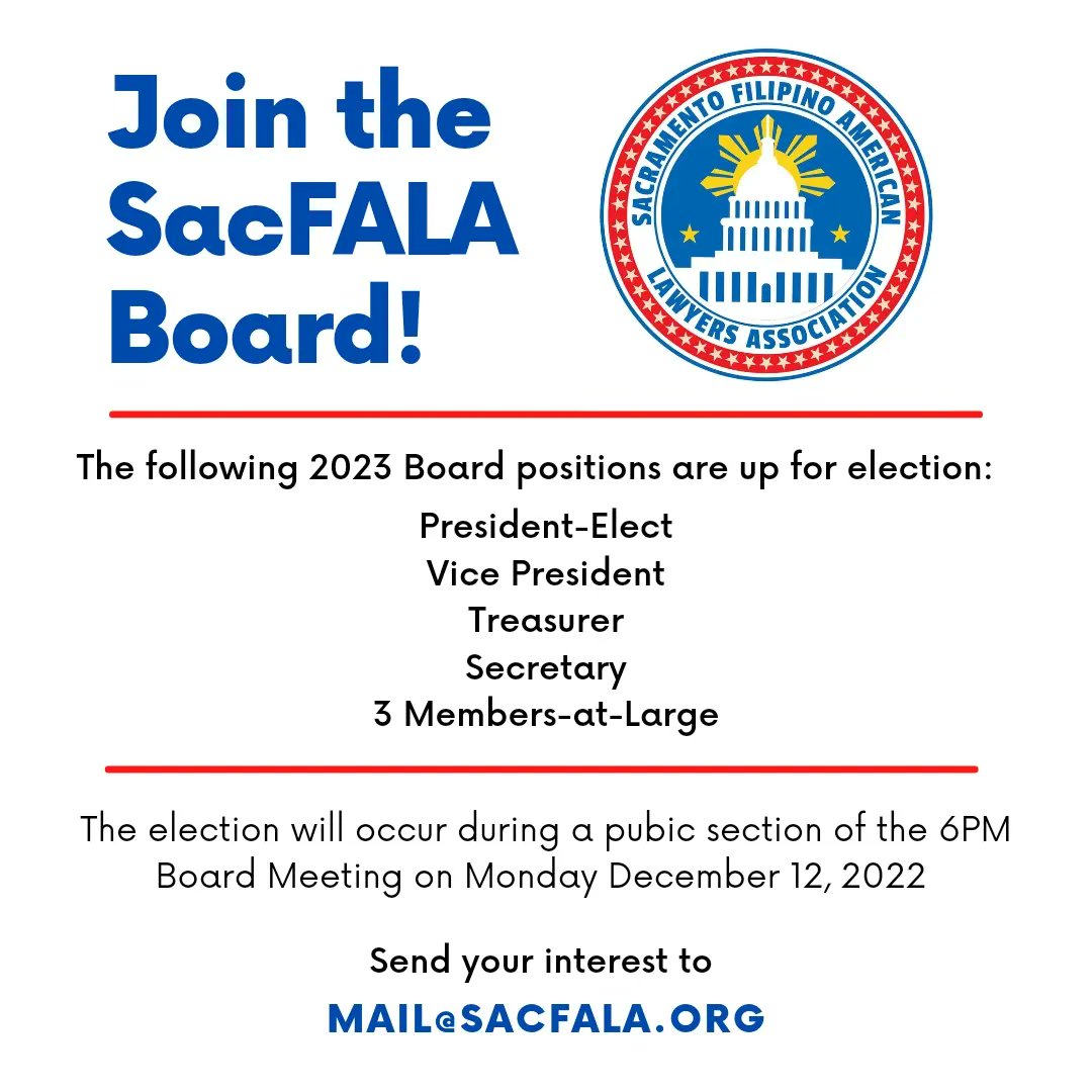 Sacramento Filipino American Lawyers Association tweet media