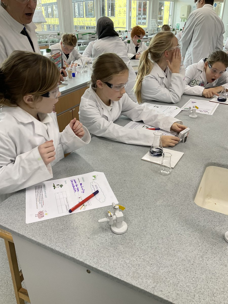 GC_Chemistry's tweet photo. Thank you @SpringvalePS for coming to our enrichment today. Some future scientists in the making #enrichment #outreach #stem https://t.co/bsUp9dFclt