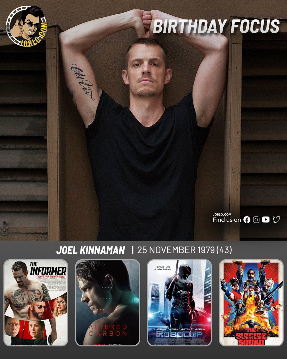 Happy birthday Joel Kinnaman!  