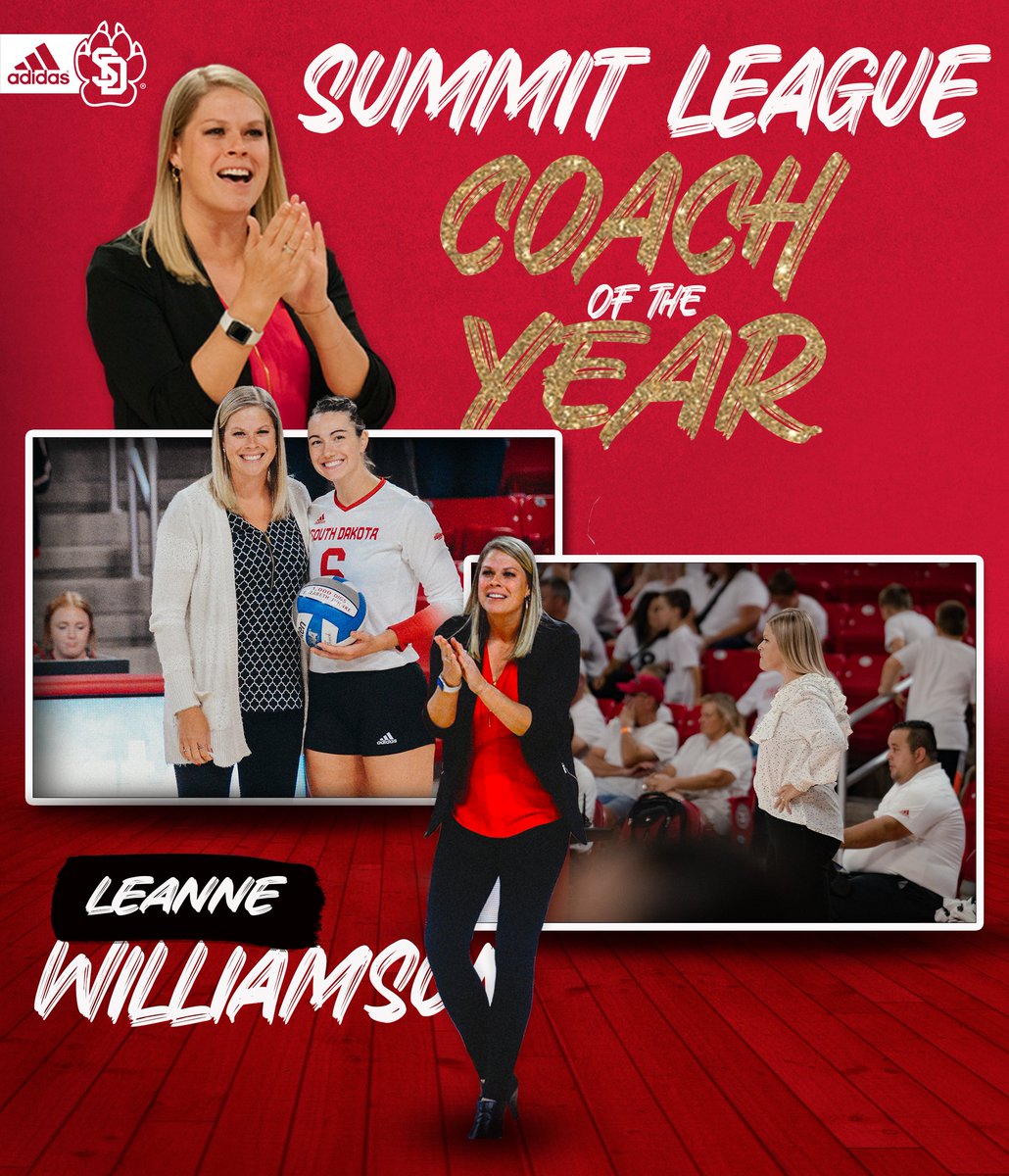 The Summit League Coach of the Year 😍

#GoYotes x #WeAreSouthDakota 🐾