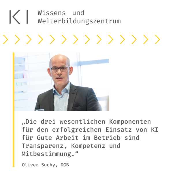 Land_der_Ideen's tweet photo. Oliver Suchy vom @dgb_news über Widerstände und Chancen bei der Einführung von #KI in #KMU aus Sicht der Belegschaft: https://t.co/ogQThOp9Ht @BMAS_Bund @ddn_netzwerk #KIWW #KMU https://t.co/pxNOpp0V3Y