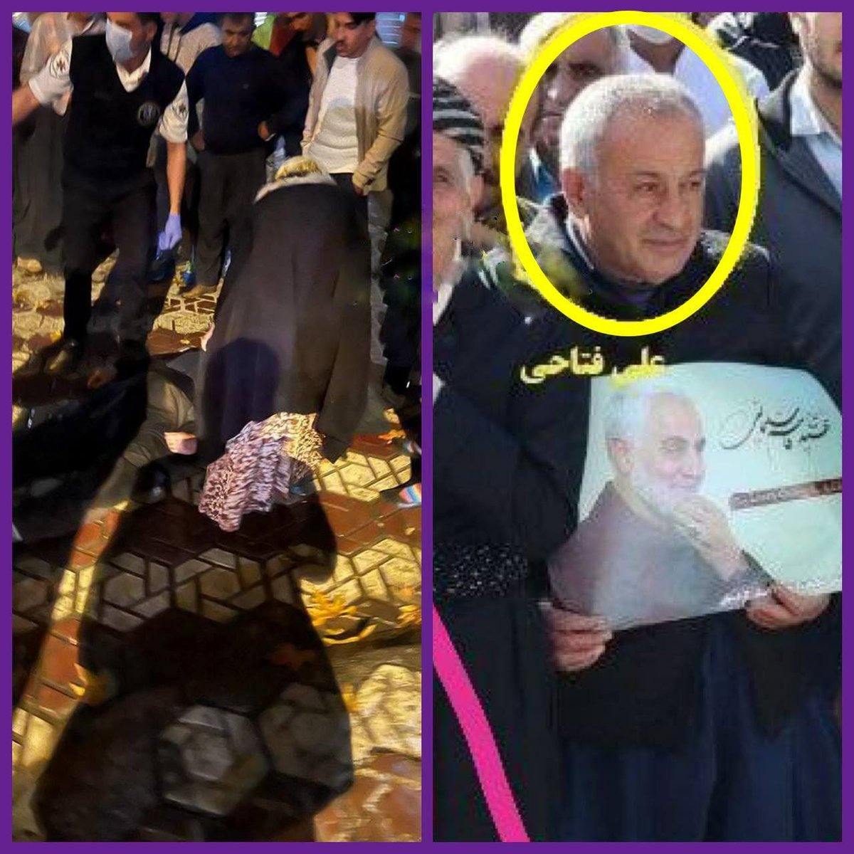 OutFarsi's tweet photo. دقایقی قبل علی فتاحی از مزدورهای سپاه در مریوان وسط خیابان خودکشی کرد. دلیلش اعلام نشده است. 
#مهسا_امینی https://t.co/S1KhzbVozN