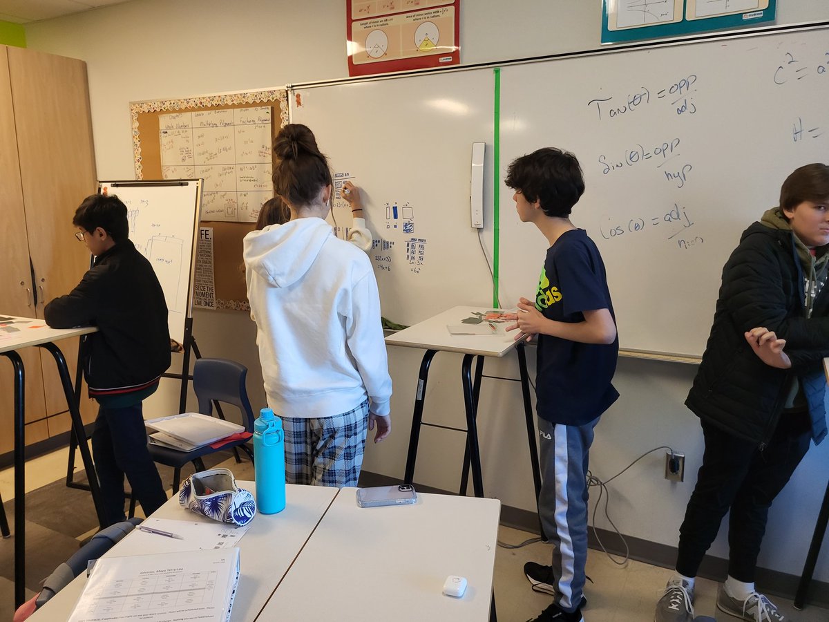 IanMacLellan32's tweet image. #thinkingclassroom Combining VNPS with manipulatives to reinforce our understanding of polynomial factors! @HRCE_Math @CPA_Principal #seewhatIamlearning