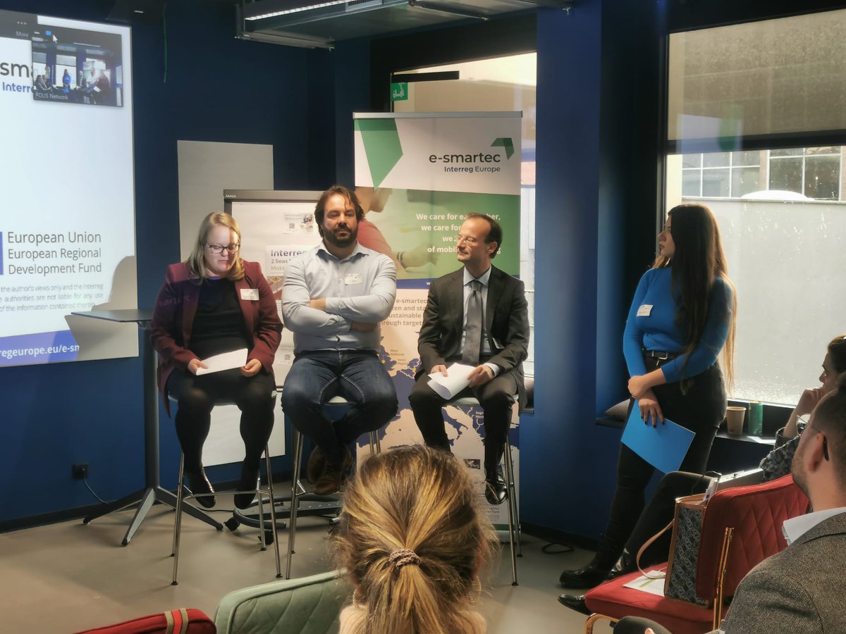 e-smartec Project (@e_smartec) on Twitter photo Panel II of the Joint Final Conference of <a href="/e_smartec/">e-smartec Project</a> and <a href="/MobiMix_2Seas/">MOBI-MIX</a> touched on the topic of stakeholder engagement🤝, involving Hessen 🇩🇪 (<a href="/HTAI_Hessen/">HTAI</a>), Venlo 🇳🇱 (<a href="/gemeentevenlo/">Gemeente Venlo</a>), and Rome 🇮🇹 (<a href="/romamobilita/">Roma Mobilità</a>) - featuring <a href="/POLISnetwork/">POLIS</a>'s own <a href="/alessiasofiaG/">Alessia S. Giorgiutti</a> as moderator! Panel II of the Joint Final Conference of <a href="/e_smartec/">e-smartec Project</a> and <a href="/MobiMix_2Seas/">MOBI-MIX</a> touched on the topic of stakeholder engagement🤝, involving Hessen 🇩🇪 (<a href="/HTAI_Hessen/">HTAI</a>), Venlo 🇳🇱 (<a href="/gemeentevenlo/">Gemeente Venlo</a>), and Rome 🇮🇹 (<a href="/romamobilita/">Roma Mobilità</a>) - featuring <a href="/POLISnetwork/">POLIS</a>'s own <a href="/alessiasofiaG/">Alessia S. Giorgiutti</a> as moderator!