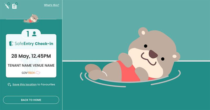 jackmtchia's tweet photo. Is he the #TraceTogether otter? I'm glad he found a new job! 🤣 https://t.co/hO2cS6HtYJ