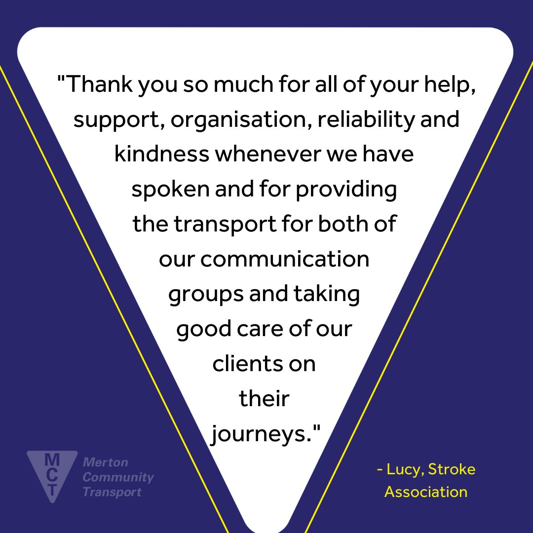 It's always our pleasure to take good care of our passengers!

#merton #communitytransport #care