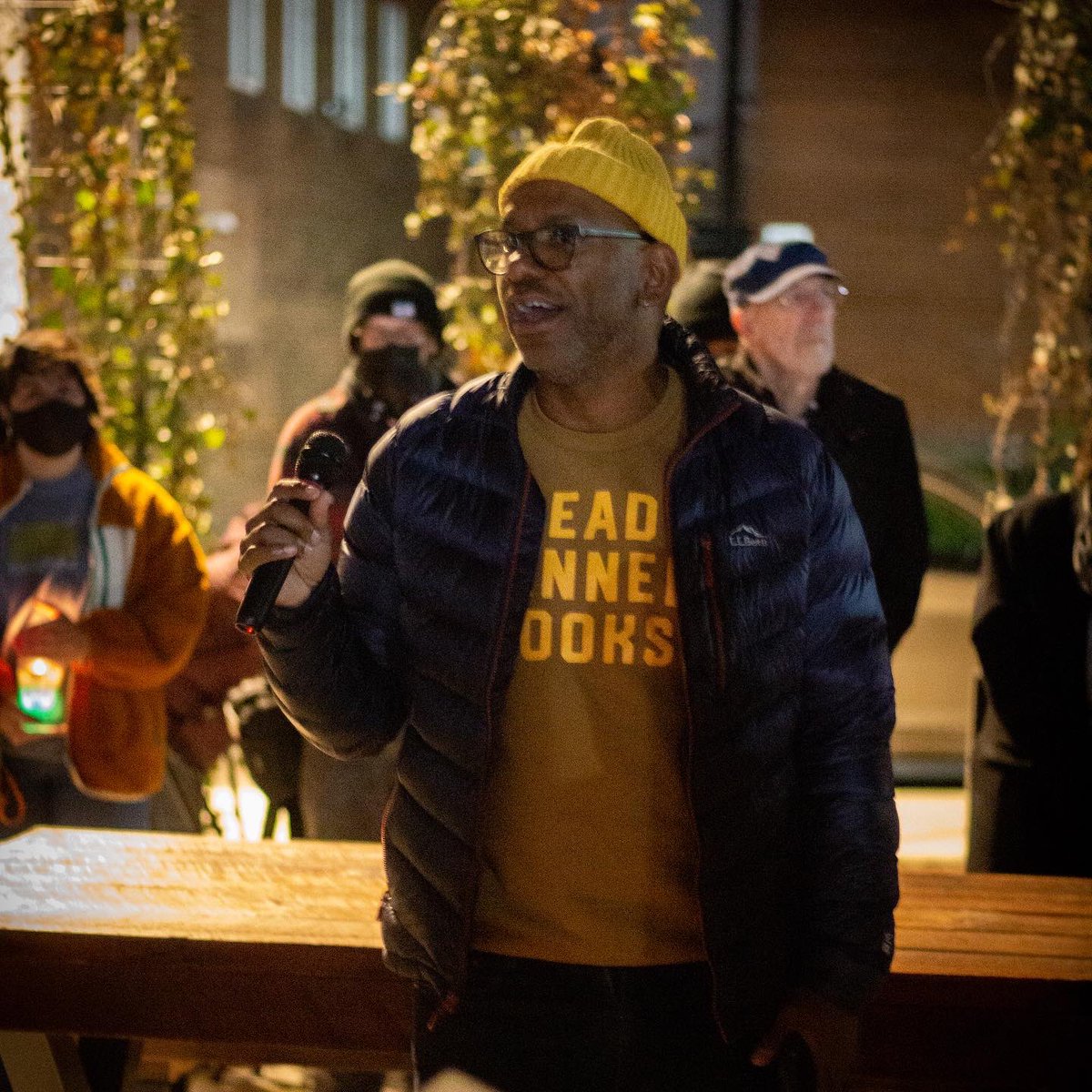 LGBTCleveland's tweet image. "There isn't a closet big enough for us". Last night's vigil at @StudioWest117 was a powerful reminder that our work is not done. We will always remember those who lost their lives at Club Q: Daniel Aston. Kelly Loving. Ashley Paugh. Derrick Wayne Rump. Raymond Green Vance.