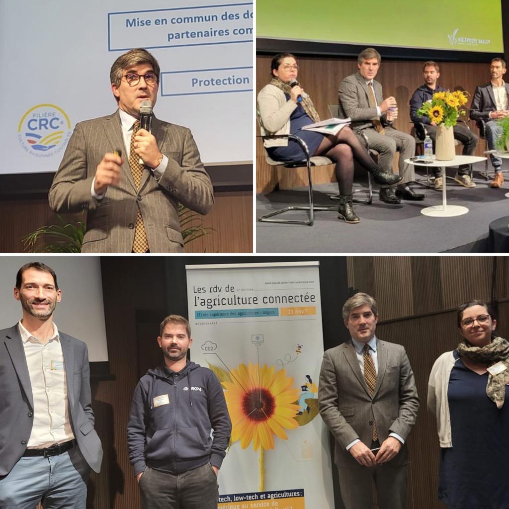 #esaconnect atelier du pôle : Performances multiples en #agriculture en mobilisant des technologies numériques : 
🌾🥖l'exemple de Traça-blé de la #filiereCRC
▶️ Permettre à chaque acteur de valoriser le travail de la filière. #digitaliser, #tracer, #décarboner