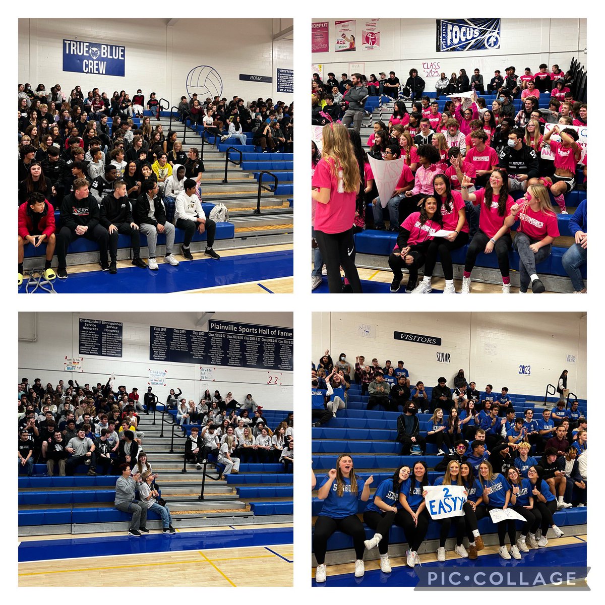 MrCarlRJohnson's tweet photo. #ClassComp2022 is underway at PHS!!! Lot of energy from our @PLVBlueDevils #WeArePlainville #PHSFamily #oabdaabd #Thanksgiving2022 https://t.co/7od6nTckeg