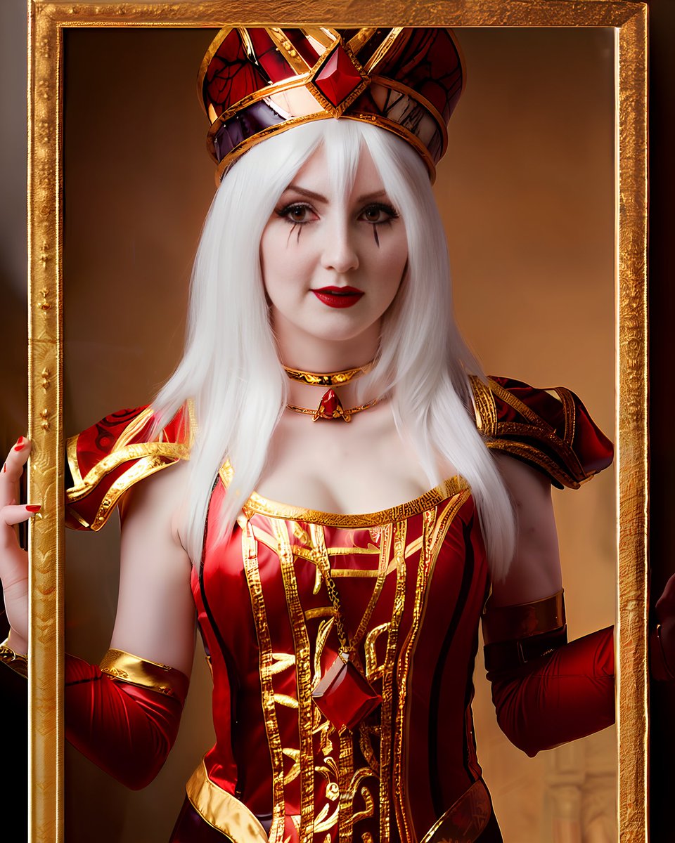 rawdreygo's tweet image. Sally Whitemane
Sally Whitemane is a priestess of the Light and the High Inquisitor of the Scarlet Crusade; a fanatical religious sect that's dedicated to the eradication of the undead that spread throughout the lands.
#discodiffusion #stablediffusion #generativeart #aiart
