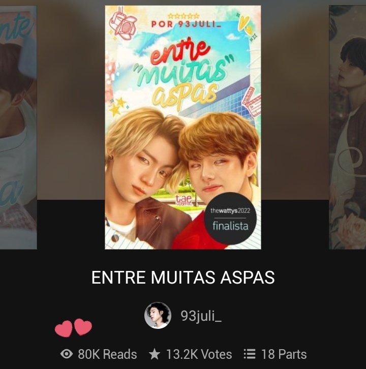 93taegguk's tweet photo. [🎬] #ATUALISA alcançou 80k leiturinhas! 🥹🥹🥹

👉 vou sortear um livro quando a gente chegar em 100k, vai vendo 

OBRIGADA! 💛 https://t.co/vFx8v1DwoS