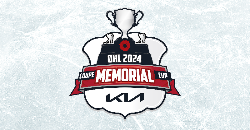 CHLHockey's tweet photo. ❗️#MemorialCup presented by @KiaCanada news❗️

Four @OHLHockey clubs have submitted intents to bid for the hosting rights of the 2024 tournament: 

▫️ @KingstonFronts
▫️ @OHLIceDogs 
▫️ @SpiritHockey 
▫️ @OHLHoundPower