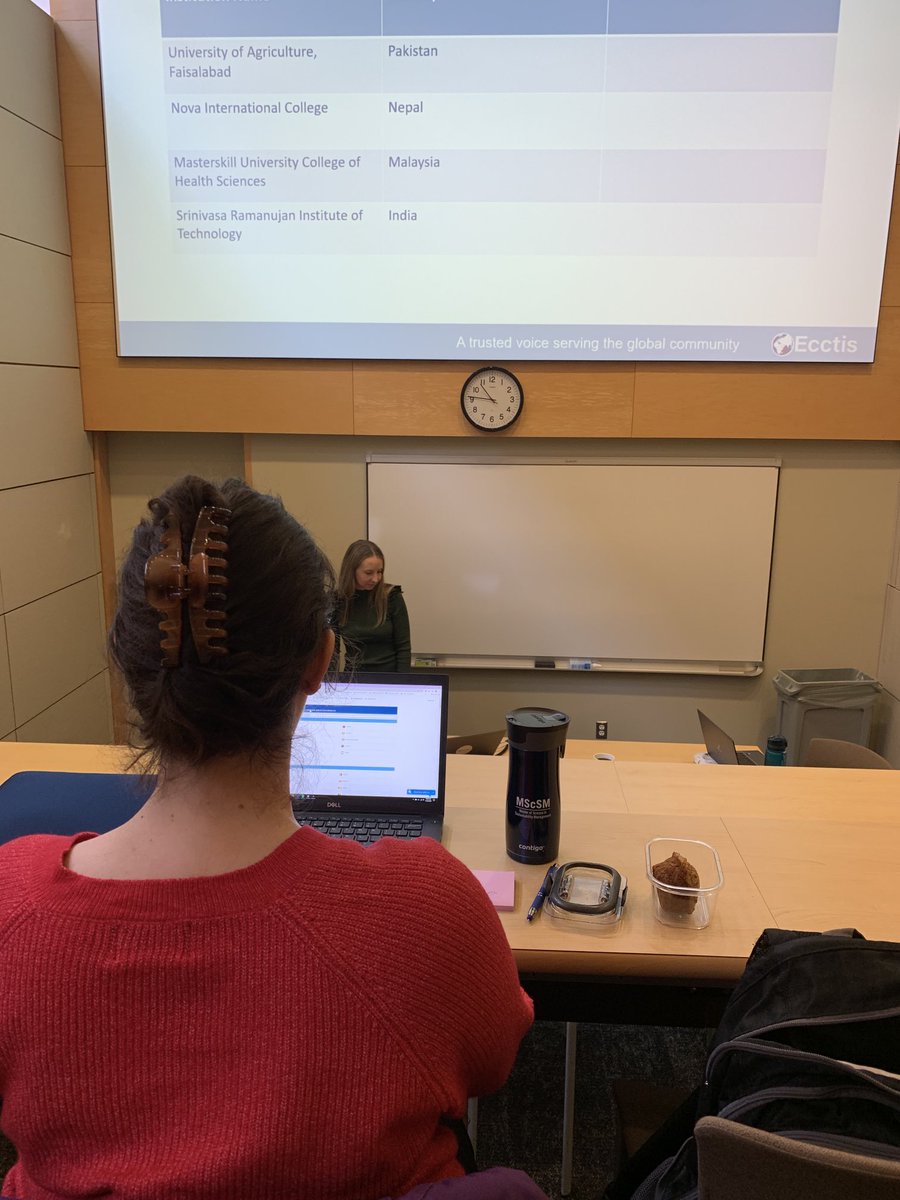 timbuttress's tweet photo. Thank you to ⁦@UofT⁩ for hosting @ecctis training today - education in #UK and using the ⁦@UK_ENIC⁩ databases #intled https://t.co/EvfsFa9HlM