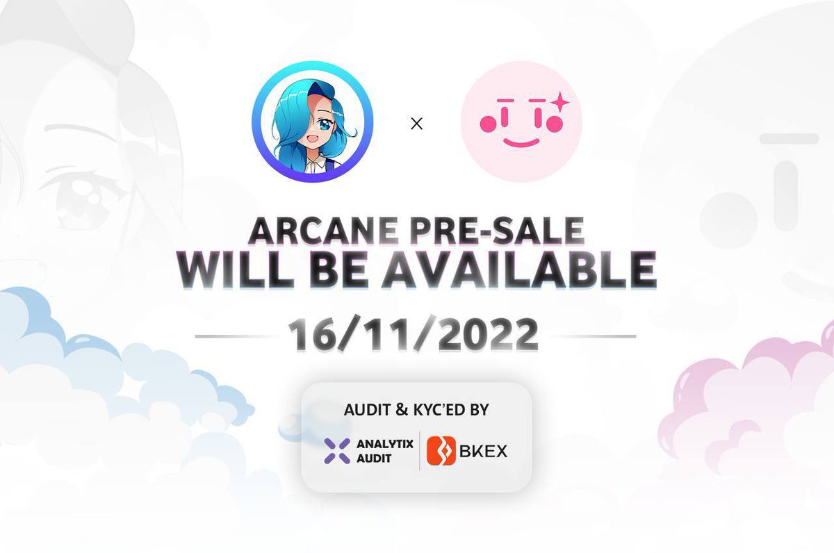 ArcaneRussia's tweet photo. Первый процесс продажи на платформе Pinksale начнется 16 ноября, вот ссылка на покупку валюты: https://t.co/nknLG3ISze https://t.co/j1QPFjisSG