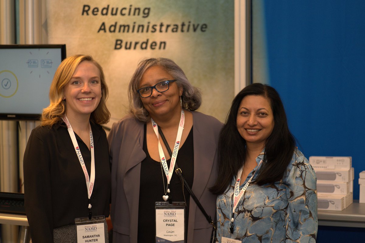 Thank you to everyone who stopped by and met the CAQH team at #NAMD2022. Early next year, when the #COVID PHE ends, every American on #Medicaid will be redetermined for eligibility. This will be a great challenge for state agencies. CAQH is here to help. bit.ly/3Elqx5f
