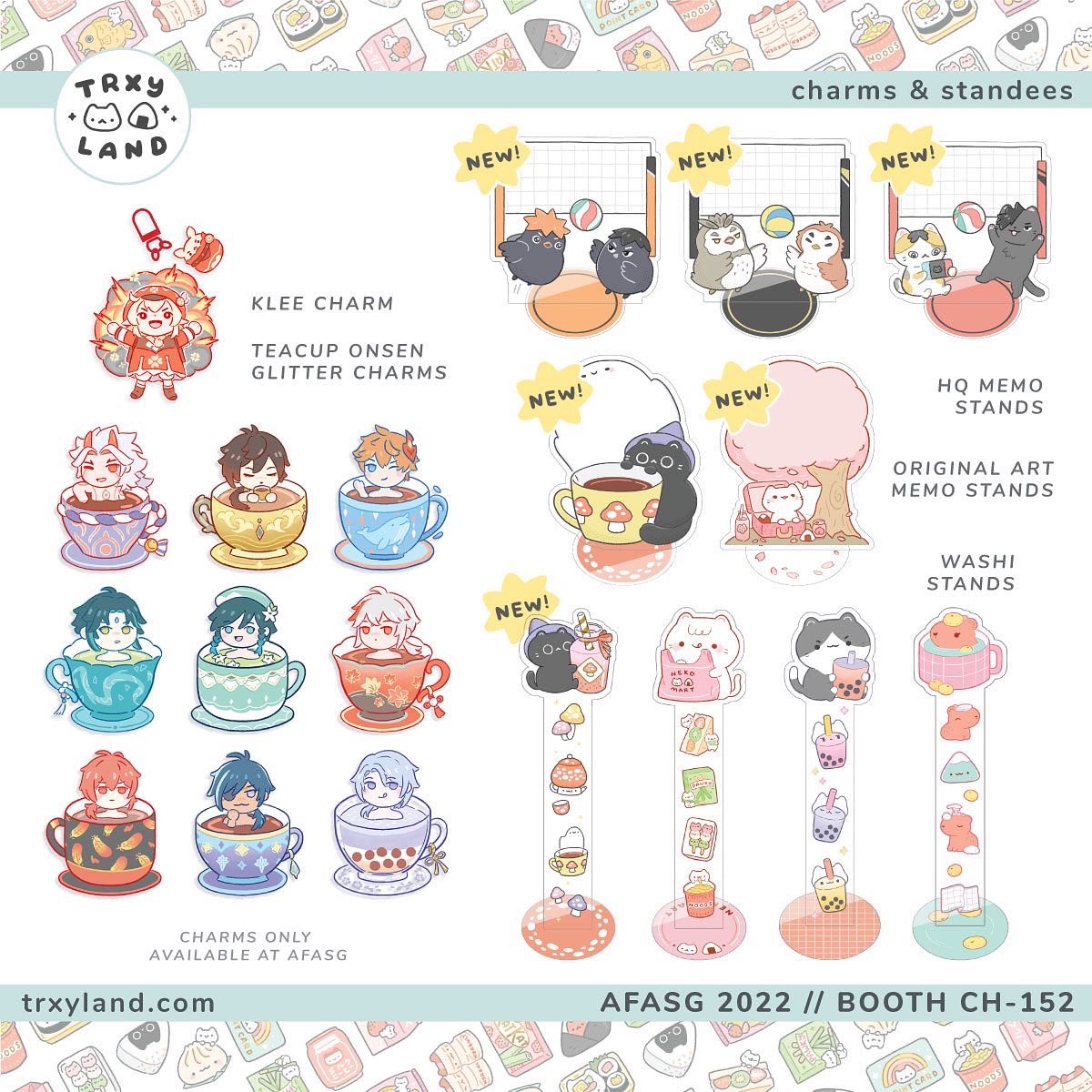 I made a catalog for AFASG this weekend! Will post a separate one for the online shop update soon 

1/2 