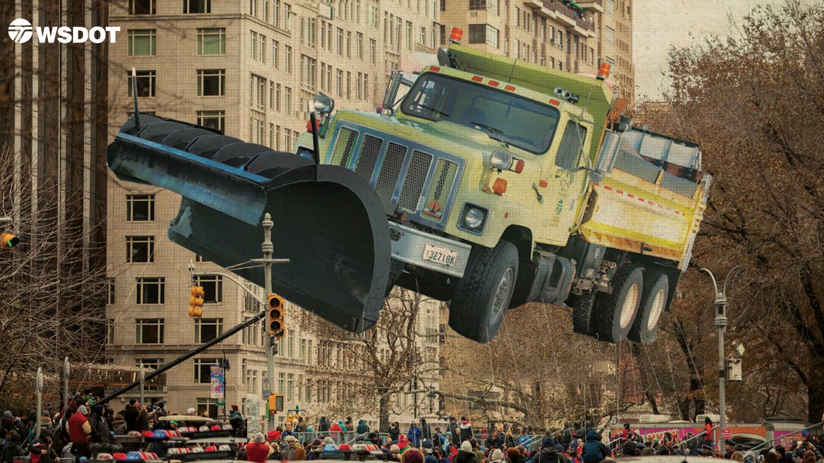 wsdot's tweet image. We’re overjoyed to have been invited to take part in the Macy’s Thanksgiving Day Parade this year. Here’s a behind the scenes look at us practicing with our giant balloons. 😉