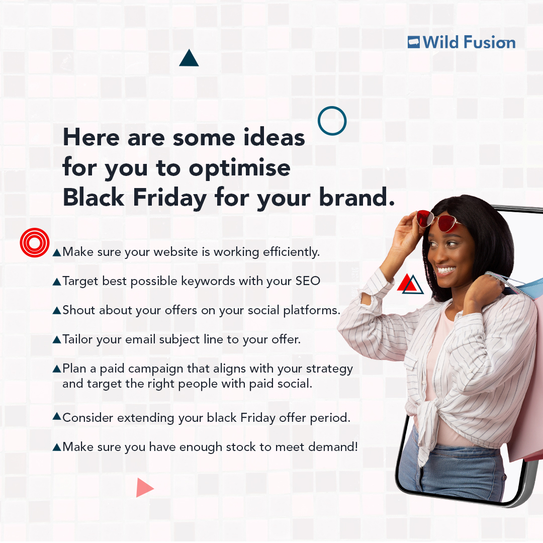Wildfusion's tweet photo. Black Friday has become one of the top sales period of the year and it is days away. Are you set for it?

#BlackFridayOffers #BlackFriday #DigitalMarketingTips https://t.co/HZ3GpFuieF